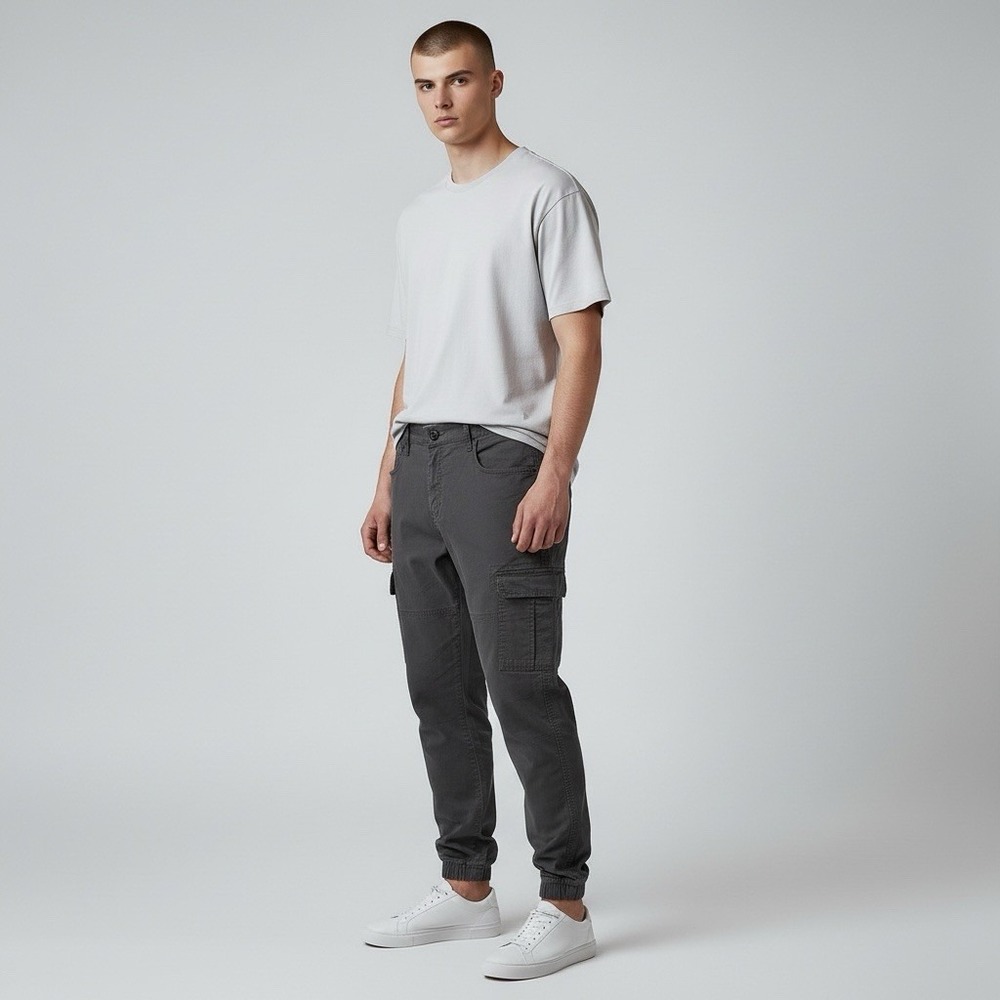 Projek Raw Cargo Pants Mens 36 Stretch Slim Fit Jogger Pockets Casual Modern